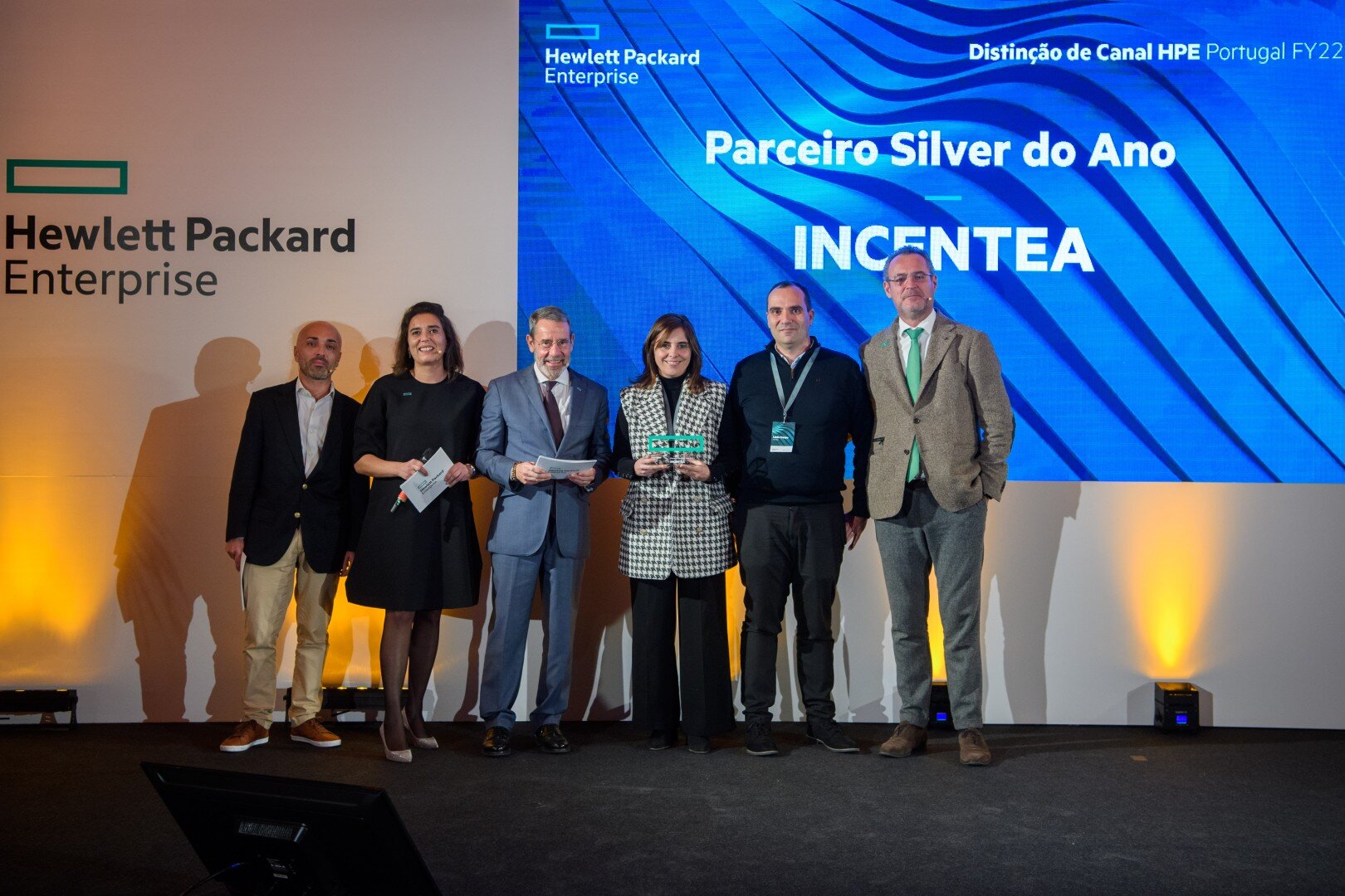 inCentea ganha pr&eacute;mio Parceiro Silver em 2022 atribu&iacute;do pela HPE